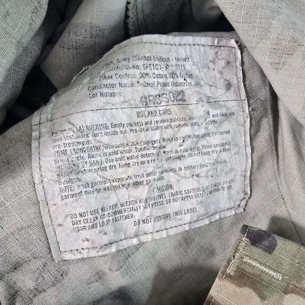 Army Camo Jacket Medium Regular Multicam Digital … - image 8